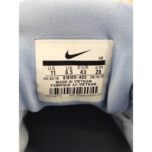 Nike Women's Air Zoom Vomero Blue Mesh Running Shoes Size 11 US - Picture 8 of 8